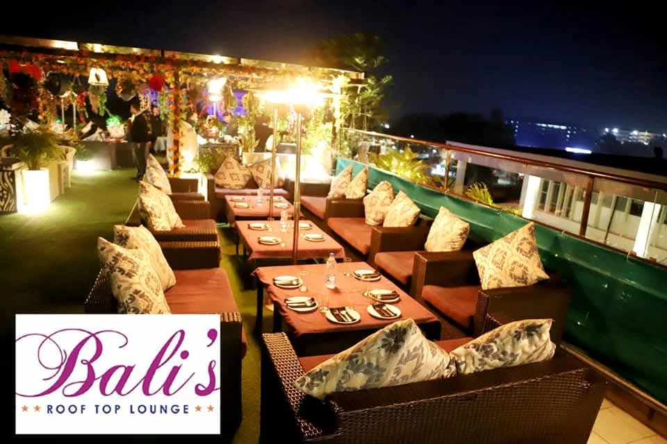 Rooftop dining at Bali's Lounge Chandigarh